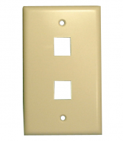 TV Wall Plate 1-F81 Decorator 1GHz White - Steren Electronics 200-266WH