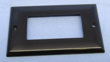 Designer Wall Plate HDMI + VGA, Solderless - Black - Philmore Mfg. 75-1126
