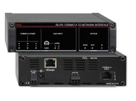 Network to Line Level Interface - Dante Input - 2 Balanced Line Outputs - with PoE - Radio Design Labs RU-NL2P