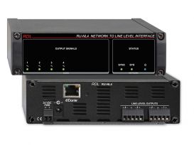 Bi-Directional Mic/Line Dante Interface 2 x 2 w/PoE - 2 XLR In, 2 XLR Out - Black - Radio Design Labs DDB-BN22