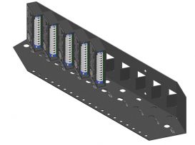 Rear rack rail mounting kit for any STICK-ON module - Radio Design Labs ST-RRB1