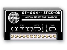 4x1 Stereo Balanced Audio Switcher - Terminal Block - Radio Design Labs RU-ASX4D