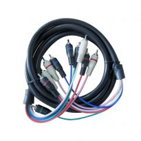 6ft 5-RCA Mini Component A/V Cable Steren 257-606IV
