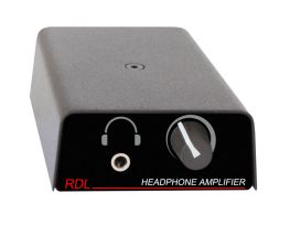 Format-A Stereo Headphone Amplifier - Black (Compatible with Guest Room Audio System) - Radio Design Labs DB-HA1A