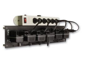24 Vdc 500 mA Switching Power Supply, North American AC Plug, dc Plug - Radio Design Labs PS-24AS